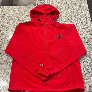 Champion Vibrant Red Hooded Jacket